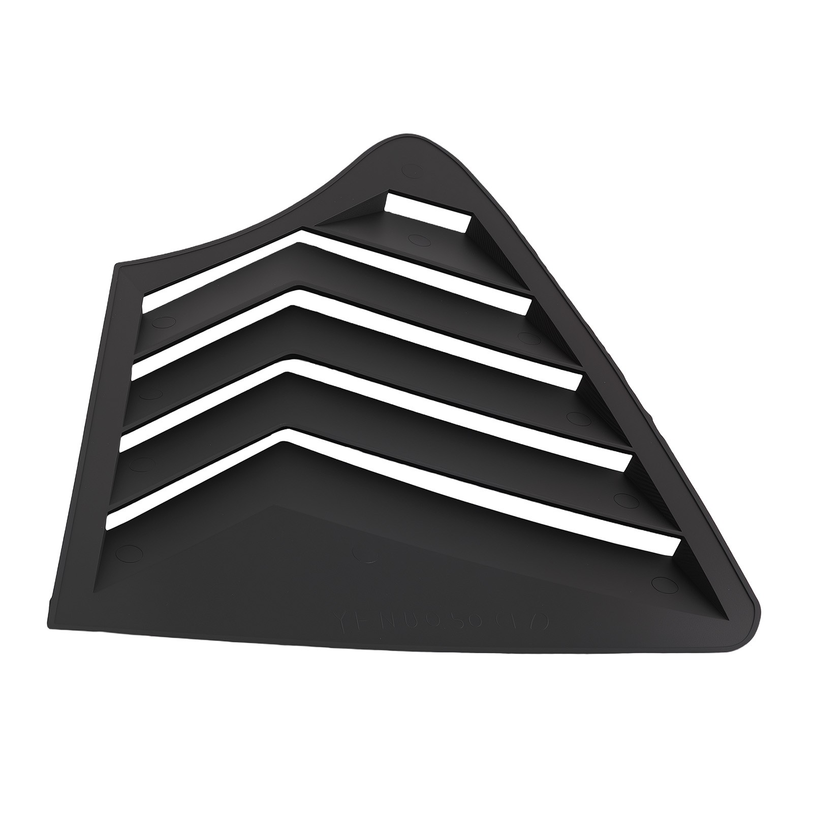 Quarter Window Louvers Panel Side for Infiniti Q50 2014-2024 Gloss Black Painted