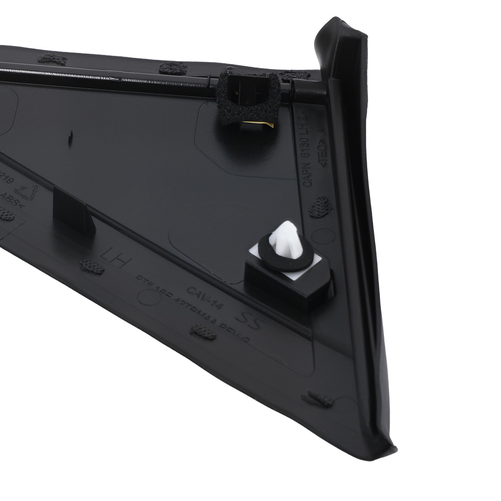 Left Mirror Flag Trim for Dodge Caravan 2008-2019 Black 1BE431XFAA