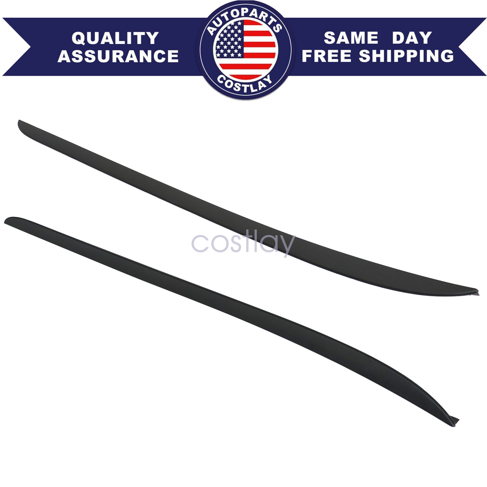 NEW For 2012-2018 Ford Focus Driver & Passenger side Windshield Pillar Molding