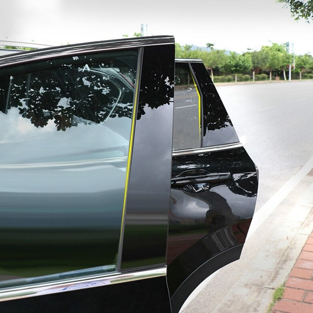 For 2012 2013 Honda 2014-2016 CR-V Glossy black Piano Door Pillar Post Trims US
