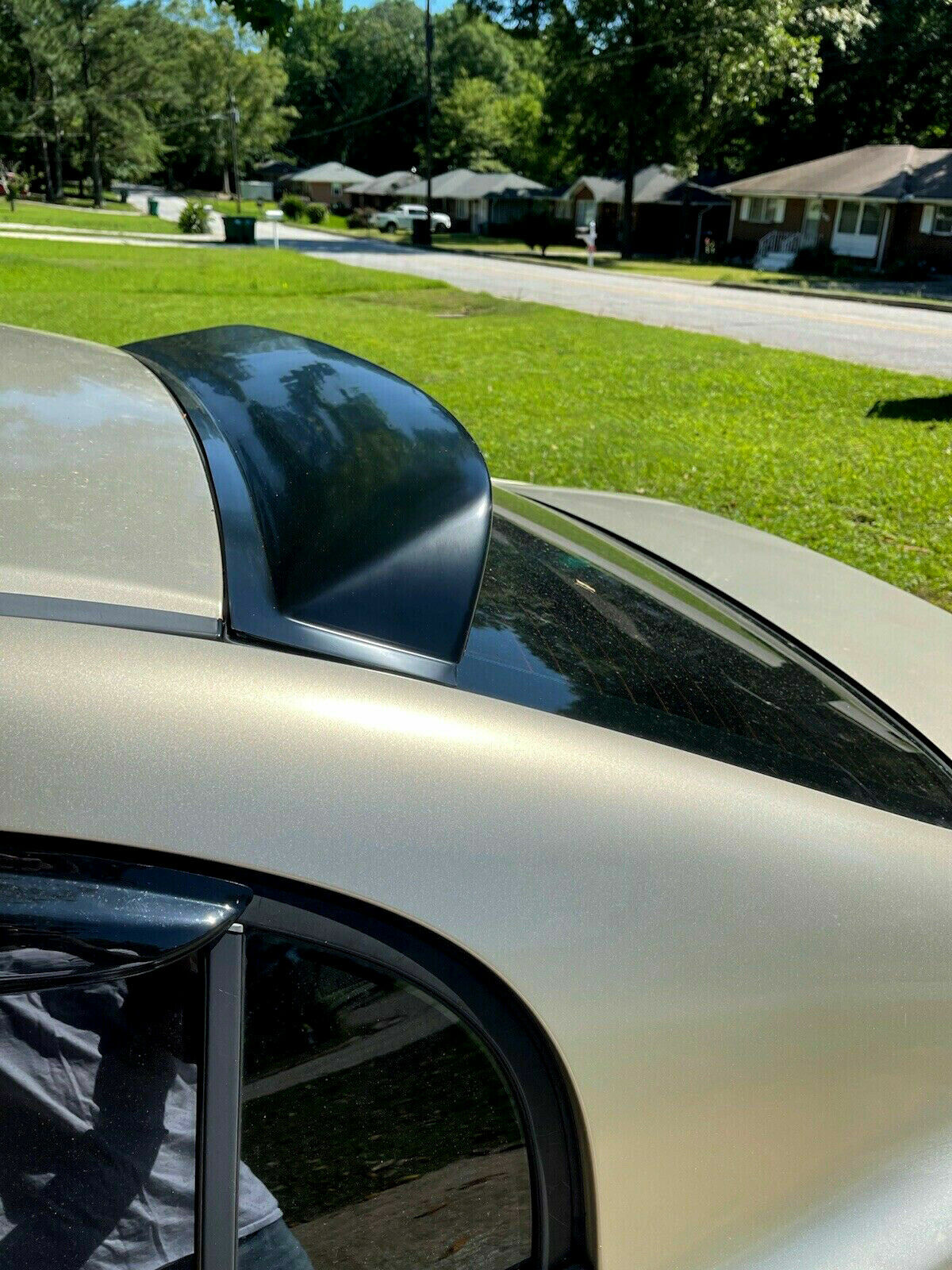 Rear Window Roof Vent Visor Spoiler Wing For 2006-2015 Honda Civic 4DR Sedan ABS