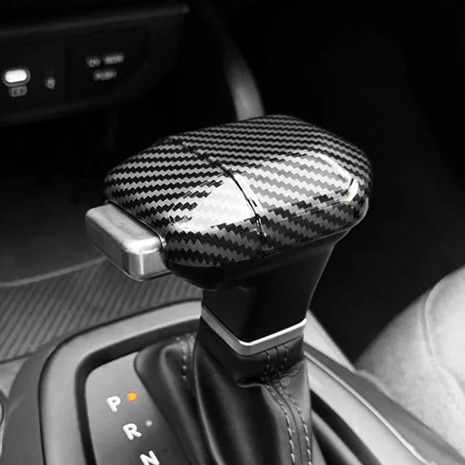 Carbon fiber Car Gear Shift Knob Cover 1pcs For Kia Sportage 2026