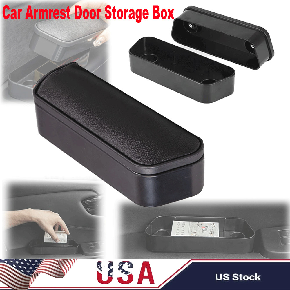 Universal Car Armrest Storage Box Car Armrest Cushion Car Interior Accessories