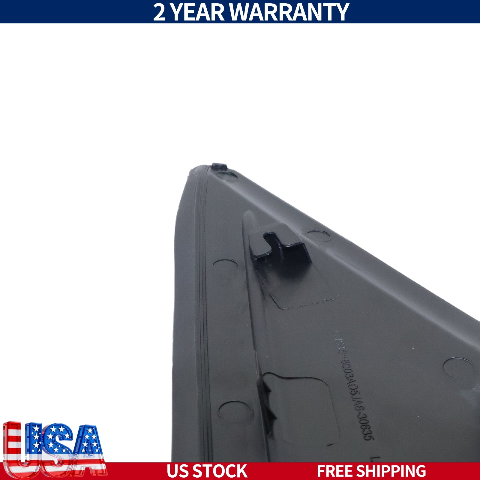 Front Left+Right Mirror Corner Triangle Fender Cover For 2013-19 Ford Escape Set