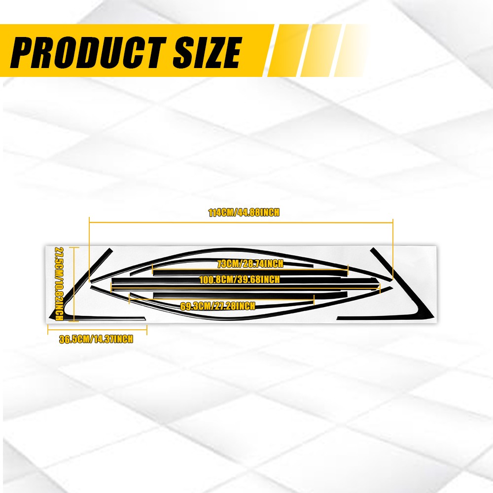 Chrome Delete Blackout Vinyl Overlay For Lexus IS 2014-20 Window Trim 1-5set