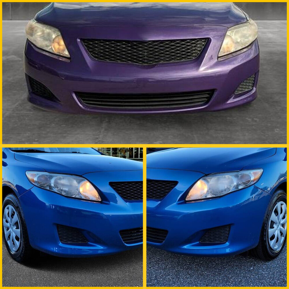 Front Bumper Insert Fog Light Cover Left+Right For 2009-2010 TOYOTA COROLLA EXD