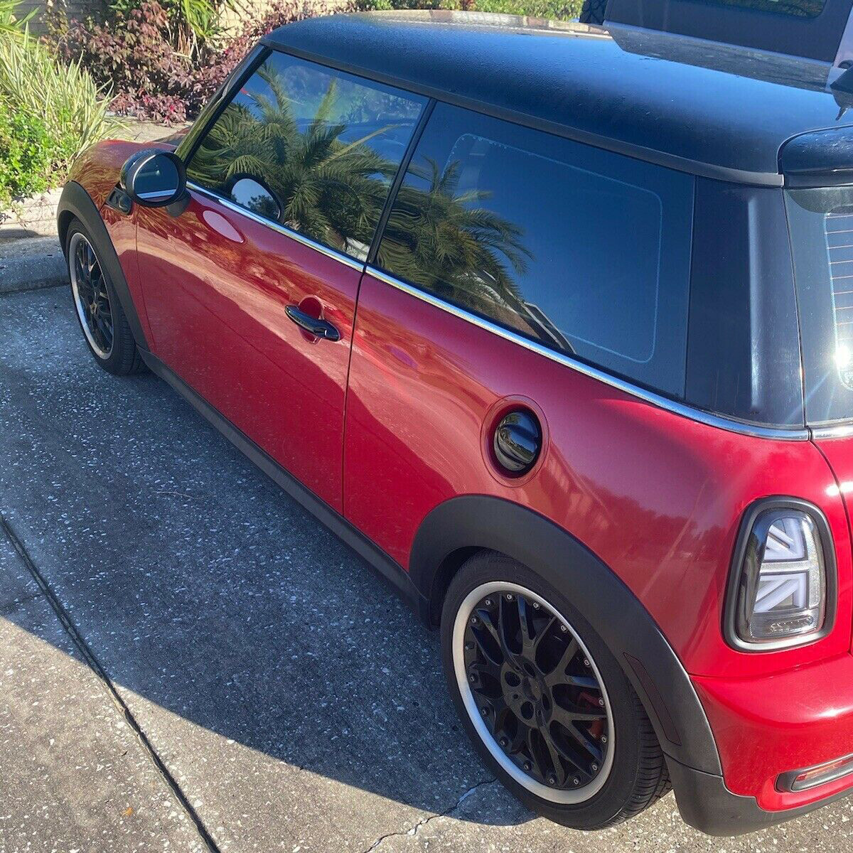 HECASA GLOSS BLACK Petrol Gas Cap & Door Handle Covers for MINI R55 R56 Cooper S