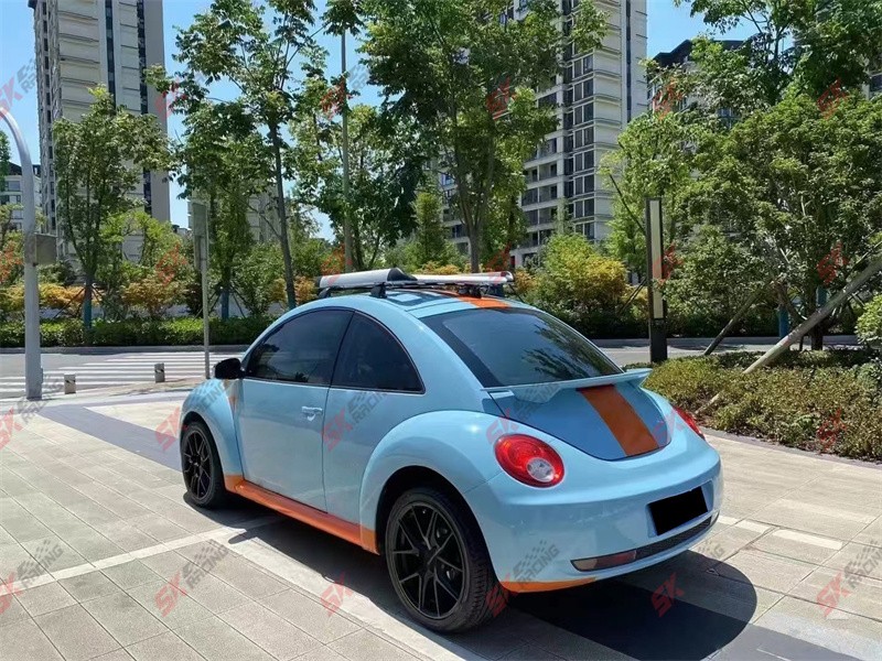 Unpainted/Glossy Black Rear Trunk Spoiler Wing For Volkswagen Beetle GL GLS 98+