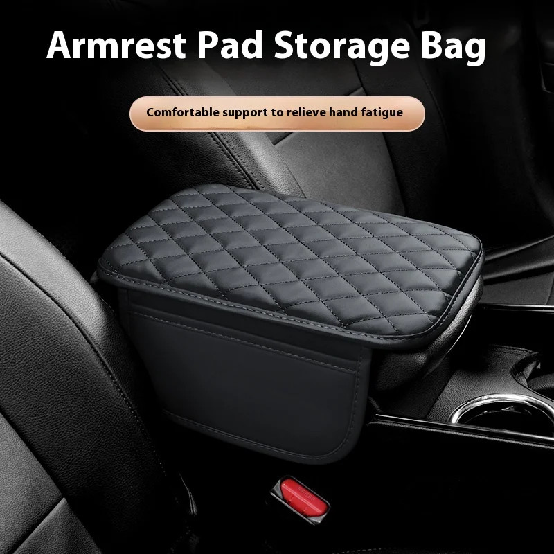 Universal Car Armrest Cover Arm Rest Cushion Auto Center Console Pad Protector