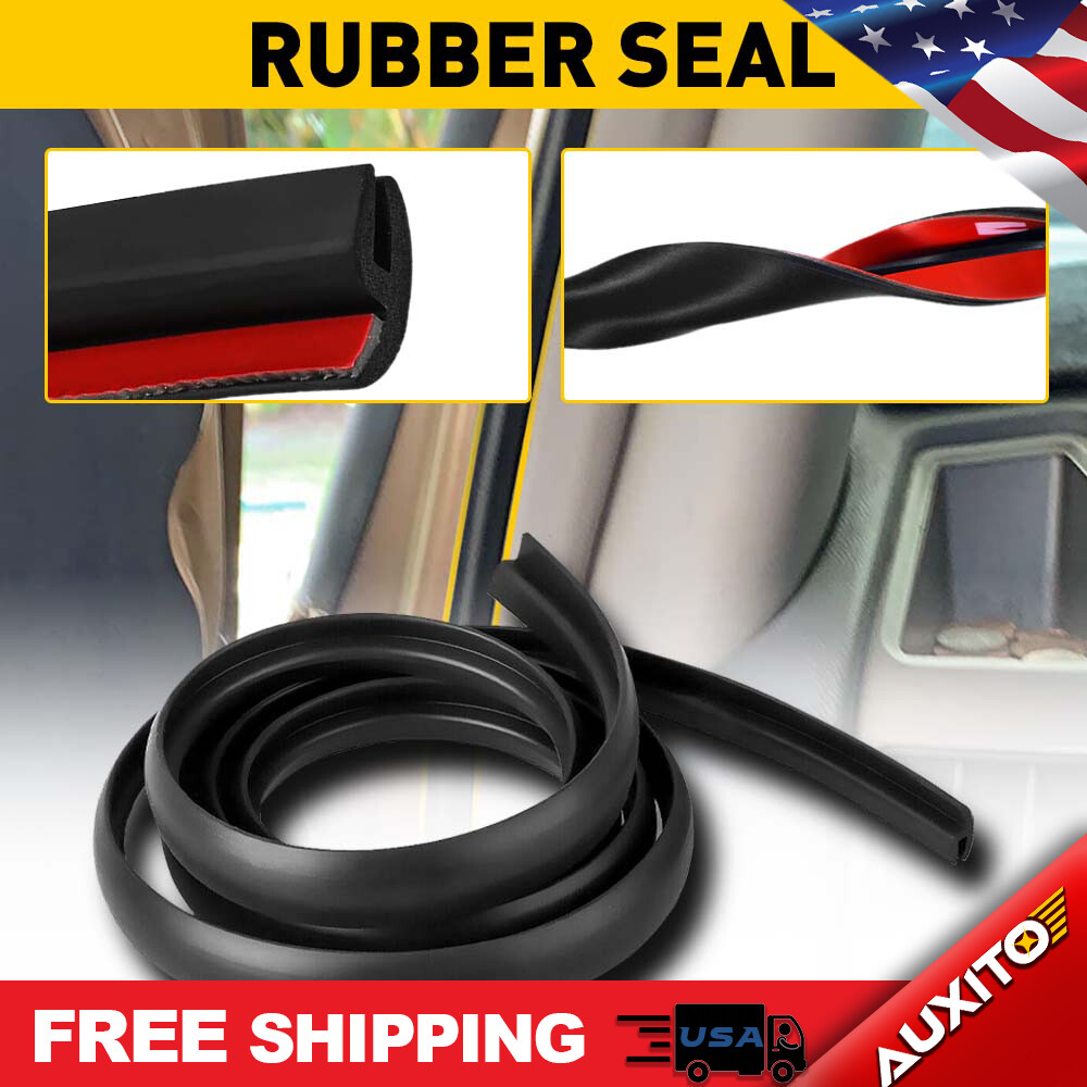 10FT Rubber Trim Windshield Molding Seal For Universal & Windscreen Windows