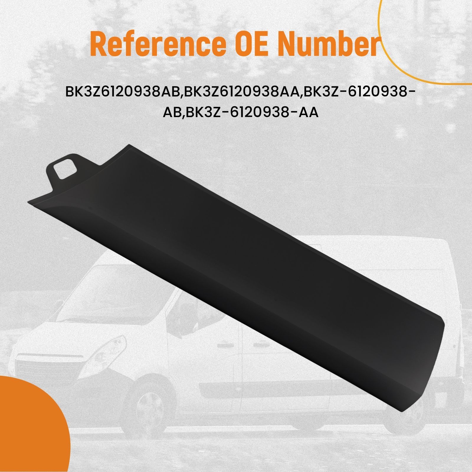 Front Door Right Lower Molding for Ford Transit 150 250 350 2015-2019
