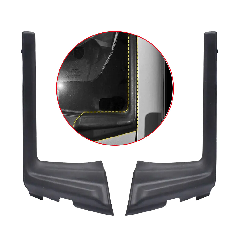 2pcs Car Front Windshield Wrap Corner Trim Fit for Toyota Yaris 2012-2014 Wiper