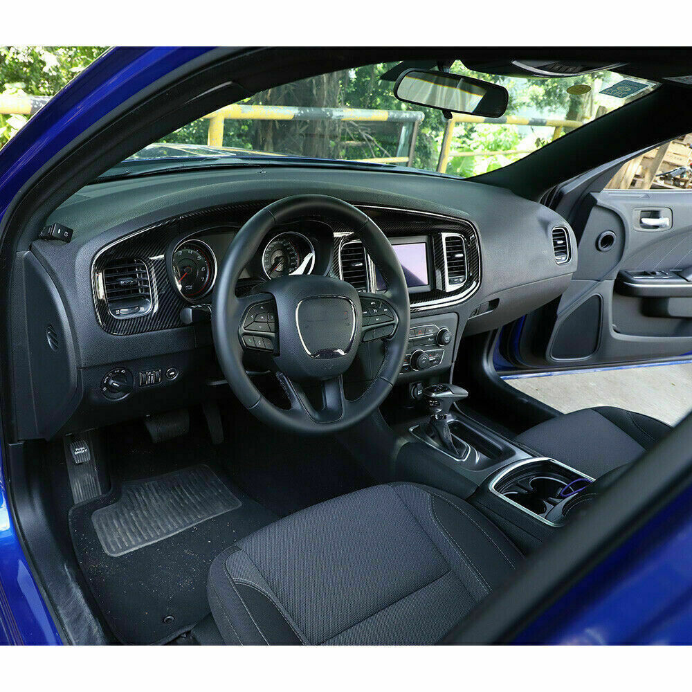 8.4” Screen Central Control Dashboard Panel Cover Trim for Dodge Charger 2015+