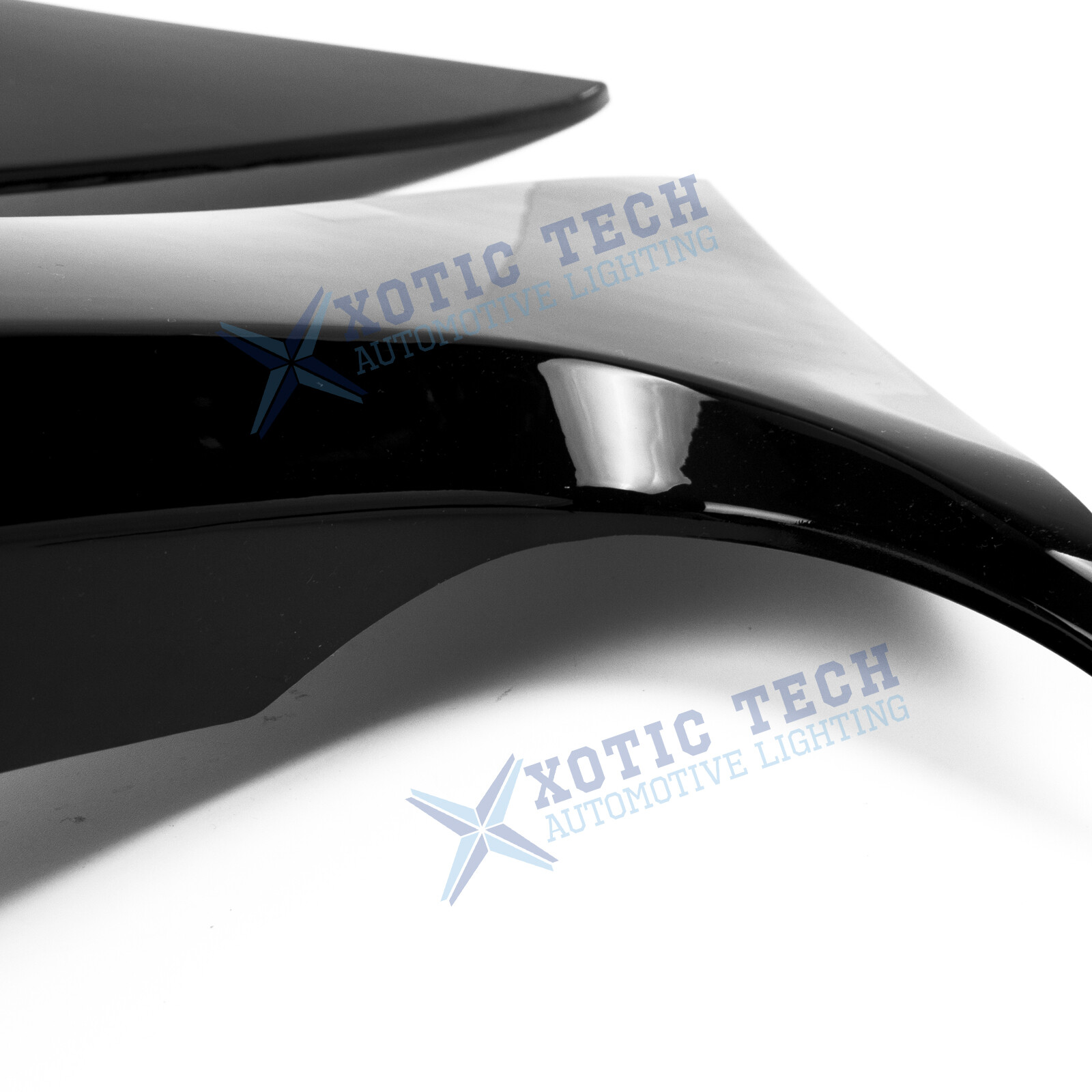 JDM Glossy Black Rear Window Sill C Pillar Cover Trim For Toyota RAV4 2019-2024