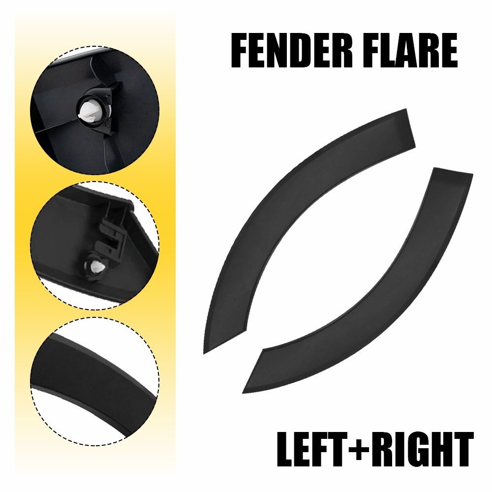 Front Left and Right Wheel Arch Moldings Set Door For 2015-2024 Ford Transit 150