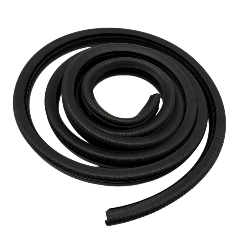 118 in Seal Strip Car Door Boot Bonnet Edge Protector Rubber&Steel Trim Molding