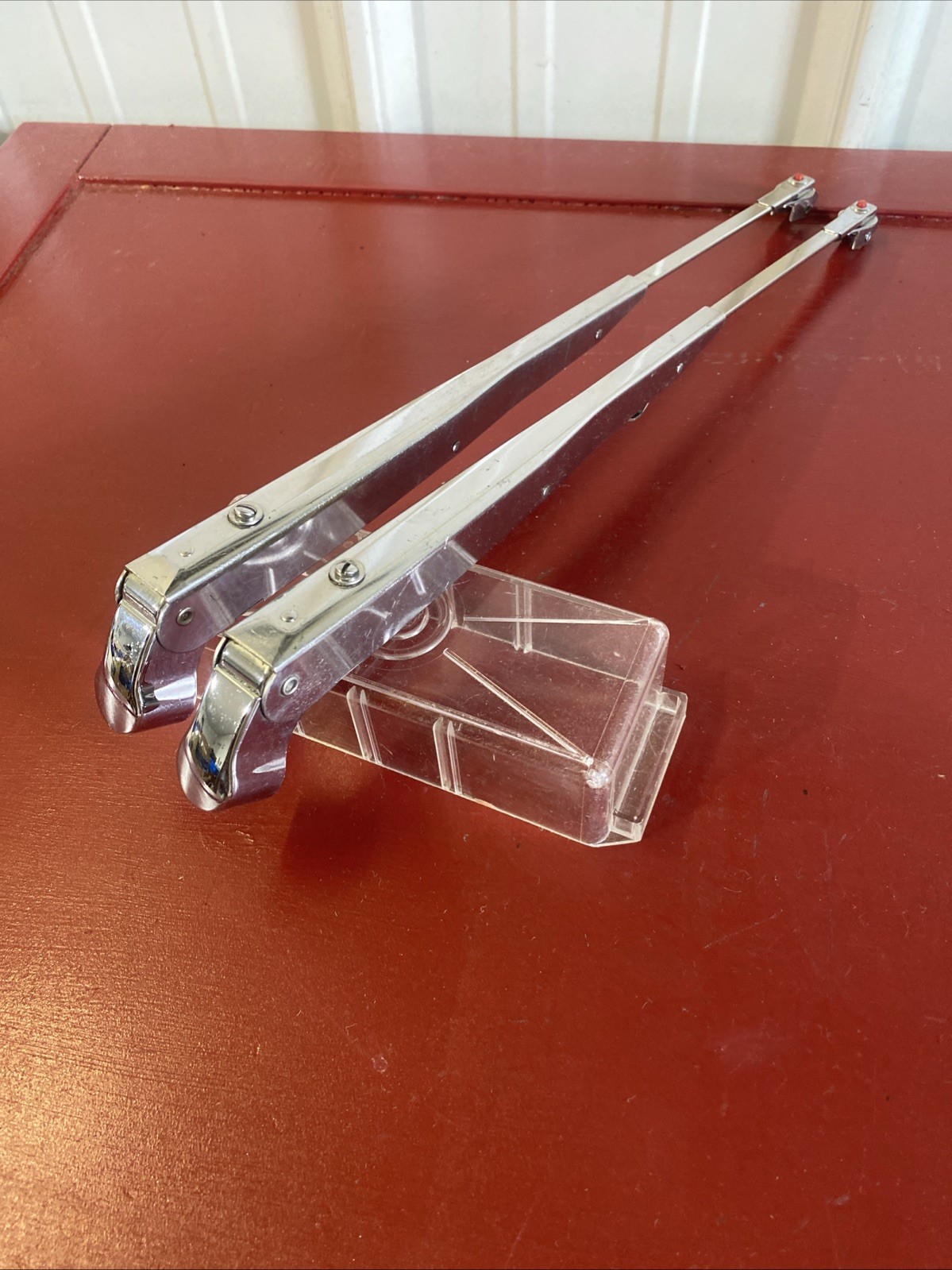 ANCO ADJUSTABLE 13″ – 18″ SHINY 5/8″ DRUM HEAD MOUNT WIPER ARM PAIR
