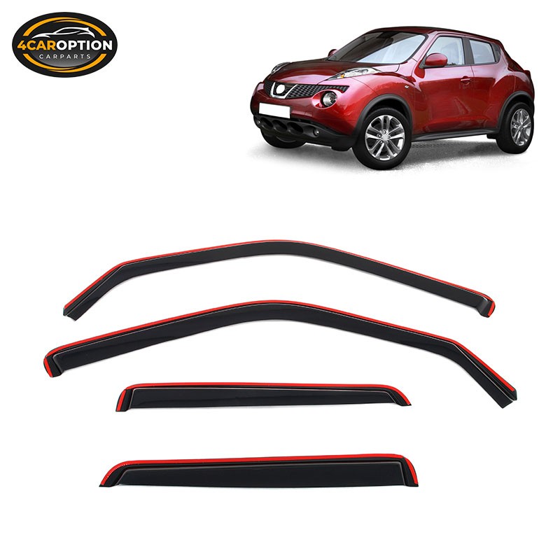 In-Channel Window Visors Fits 11-17 Nissan Juke Rain Sun Guard Vent Deflector
