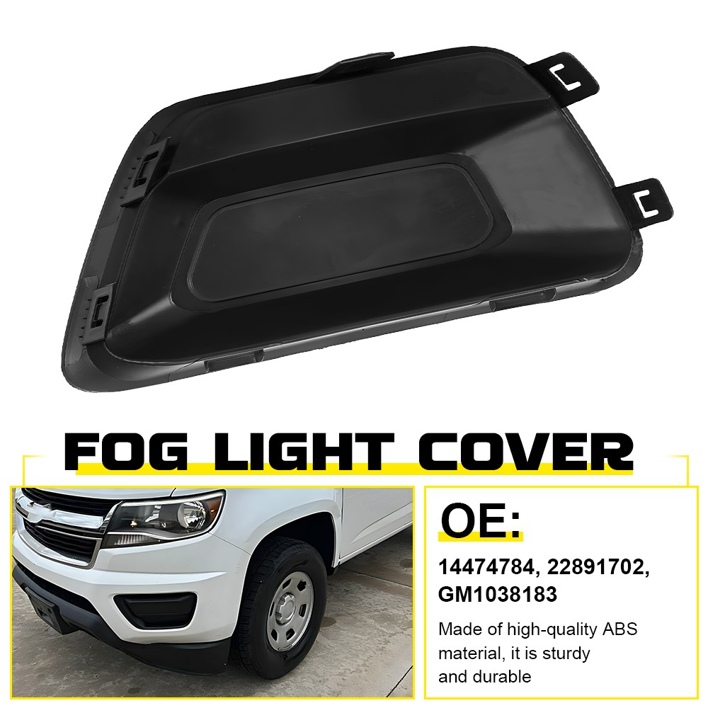 New Left Driver Side Driver Fog Light Cover For 2015-20 Chevy Colorado GM1038183