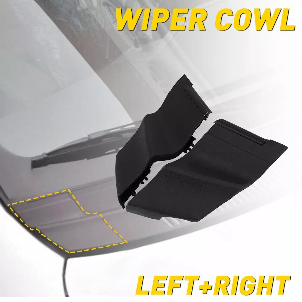 2x Windshield Wiper Side Cowl Cover Trim For Toyota Yaris 4-Door 2006-2010 09 08