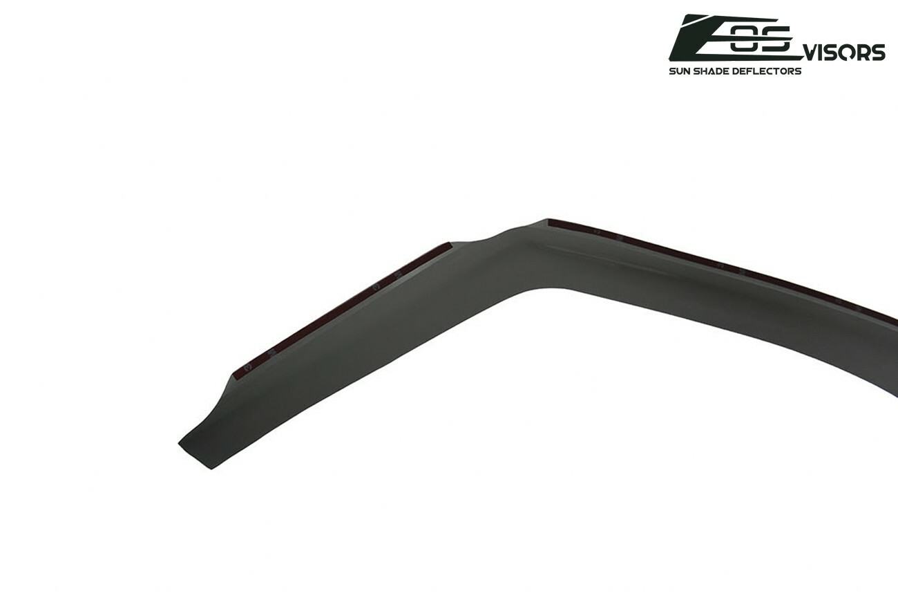 EOS Visors For 09-14 Ford F-150 Crew Cab IN-CHANNEL Side Vent Window Rain Guards