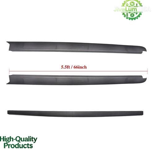 For 04-05 Ford F150 Style Side 5.5′ RH + LH Bed Rail W/ Tailgate Cap Molding Kit