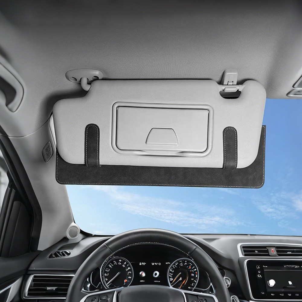 Car Sun Visor Shade Extender Sunshades Extension Board Shield Blocker Front Side