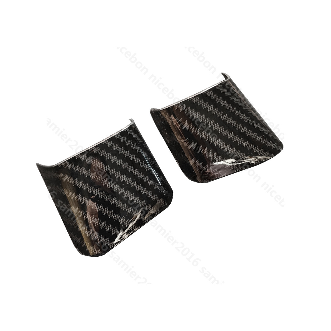 3pc Carbon fiber color Steering Wheel Cover fit For ford Focus Escape Kuga c-max